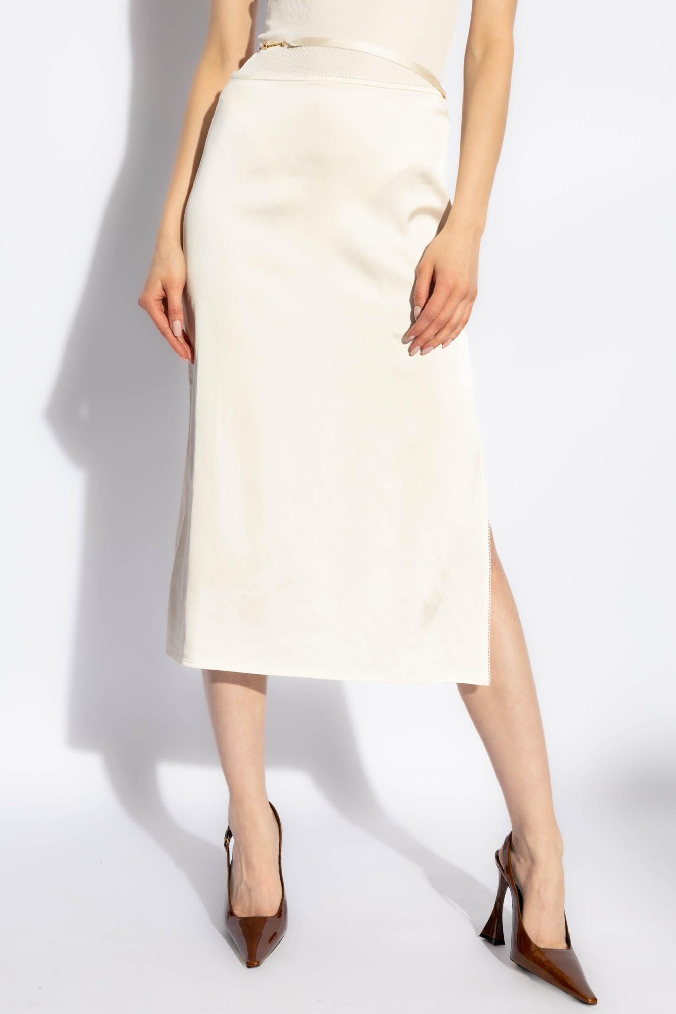 スカート Jacquemus Sablier Skirt Jacquemus The Sablier Skirt | White | FARFETCH